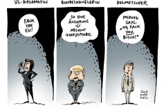 schwarwel-karikatur-fuck-eu-europaeische union-diplomatie