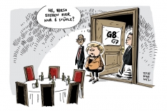schwarwel-karikatur-g8-gipfeltreffen-g7-obama-merkal