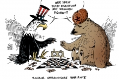 schwarwel-karikatur-schach-ukraine-russland-usa