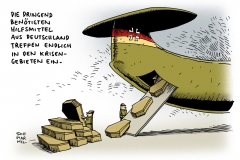 schwarwel-karikatur-waffenlieferung-deutschland-krisengebiete-krieg