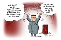 schwarwel-karikatur-nordkorea-denhaag-gerichtshof-atombombe
