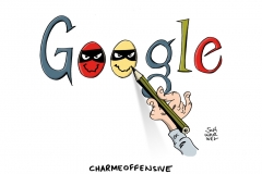 schwarwel-karikatur-google-internet-charmeoffensive
