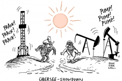 schwarwel-karikatur-showdown-opec-oelfoerderung-usa-fracking