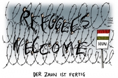 schwarwel-karikatur-refugees-wilcome-willkommenskultur