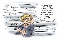 schwarwel-karikatur-krise-finanzkrise-fluechtlingskrise-merkel