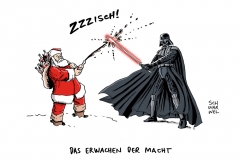 karikatur-schwarwel-star-wars-merchandise-weihnachtsmann-weihnachten