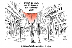 karikatur-schwarwel-bargeld-bargeldlos-zahlungsverkehr