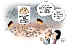 karikatur-schwarwel-seehofer-wahlkampf-pegida-afd-csu-cdu-merkel
