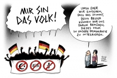 karikatur-schwarel-demo-wirsinddasvolk-hetze-wutbürger-rassismus-flüchtlinge