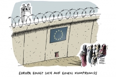 karikatur-schwarwel-europa-eu-flüchtlinge-flüchtlingspolitik