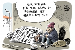 karikatur-schwarwel-armut-arm-reichtum-reich-deutschland