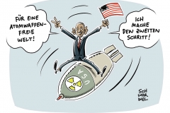 karikatur-schwarwel-obama-atomwaffe-krieg-waffen