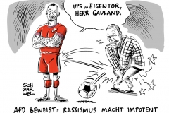 karikatur-schwarwel-boateng-gauland-nachbar-afd-rassismus-fussball