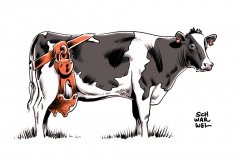 karikatur-schwarwel-milch-bauer-landwirtschaft-milchgipfel-kuh