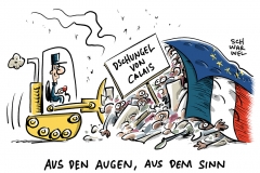 karikatur-schwarwel-calais-frankreich-dschungel-gefluechtete-fluechtlinge-fluechtlingspolitik