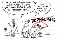 karikatur-schwarwel-doppelte-staatsbuergerschaft-cdu-spd-merkel-wahlkampf-wahl