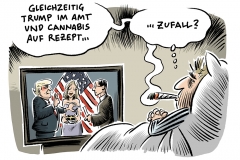 karikatur-schwarwel-donald-trump-wahl-medizin-cannabis-auf-rezept