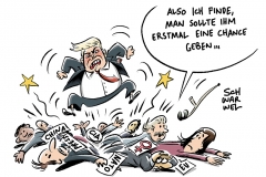 karikatur-schwarwel-donald-trump-praesident-president-wahl-abschlussrede-america-first