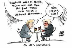 karikatur-schwarwel-merkel-trump-g7-gipfel-politik-politiker