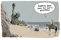 karikatur-schwarwel-trump-pariser-klimaschutzabkommen-putin-covfefe