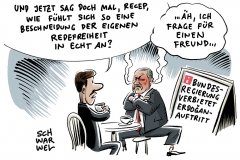 karikatur-schwarwel-g20-gipfel-hamburg-erdogan-tuerkei-redeverbot-diktatur-demokratie
