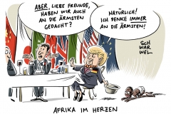 karikatur-schwarwel-g20-gipfel-hamburg-merkel-plan-afrika-dritte-welt-arm-armut
