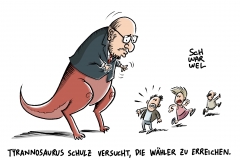 Wahlkampf: Martin Schulz versucht zu spät, die Wähler zu erreichen