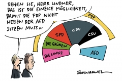 Sitzordnung des Bundestags: FDP will nicht neben AfD und kämpft um Platz in der Mitte