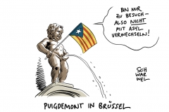 Flucht aus Katalonien: Puigdemont will kein Asyl in Belgien