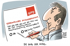 SPD-Mitgliedervotum: GroKo-Brief sorgt für Kritik in der Basis