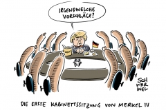 Neue Bundesregierung: Kabinett Merkel IV ist im Kasten