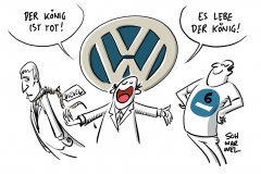 Drohende Fahrverbote in Abgasaffäre: Autokonzerne liebäugeln mit Blauer Plakette – als Werbemittel für Diesel, Volkswagen: VW-Chef Müller muss gehen, Markenchef Diess wird Nachfolger