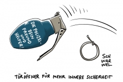 Bayerns Polizeiaufgabengesetz: Handgranaten für die innere Sicherheit