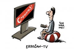 Strafen für TV-Sender: Sendepause nach Erdoğan-Kritik
