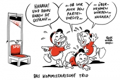 Neue SPD-Führung: Trio kandidiert nicht für Parteivorsitz