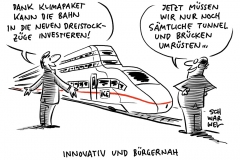 30-Minuten-Takt zwischen Städten: Bahn denkt über Doppelstock-ICE nach, Klimapaket-Durchbruch: Weg frei für günstigere Bahntickets