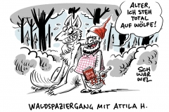 Waldspaziergang mit Attila H.: „Spiegel“ gibt Rechtsaußen Platz für Eigenwerbung
