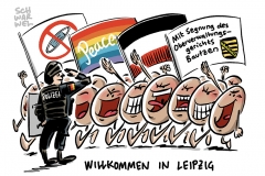 Vom OVG Bautzen genehmigt: Massive Kritik nach Leipziger „Querdenken“-Demo