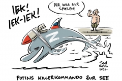 Krieg gegen die Ukraine: Kampfdelfine für Putins Flotte