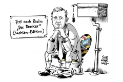 Sachsens Ministerpräsident sieht EU-Sanktionen gegen Russland skeptisch: CDU-Politiker Kretschmer will nach dem Krieg wieder russisches Gas