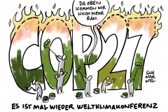 UN-Weltklimakonferenz COP27 – insgesamt längst nicht genug Klimaschutz: Laut UN-Bericht könnte 1,5-Grad-Marke schon 2026 überschritten werden