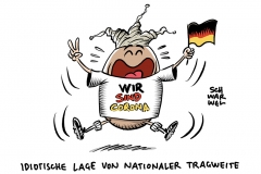 Deutschlands Coronadesaster und die Allianz der Unvernünftigen: Idiotische Lage von nationaler Tragweite