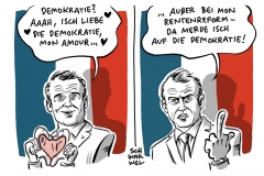 Demokratie in Frankreich: Macron setzt Rentenreform ohne Abstimmung durch