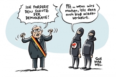 Demokratie Bundespräsident Antifa