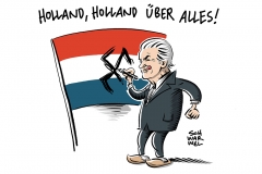 Rechtsruck in den Niederlanden: Rechtspopulist Geert Wilders strebt Regierungsbildung an“
