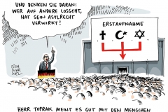 schwarwel-karikatur-erstaufnahme-asylrecht-bundesarbeitsgemeinschaft-toprak-muslime