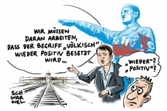 karikatur-schwarwel-afd-frauke-petry-hitler-voelkisch-hoffaehig-nationalismus