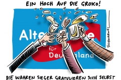 Der AfD gefällt das: GroKo-Gewinnerin ist rechte Populistenpartei