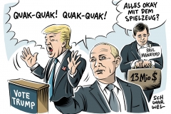 karikatur-schwarwel-donald-trump-us-usa-putin-russland-connection