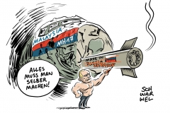 karikatur-schwarwel-mh17-rakete-russland-ukraine-putin